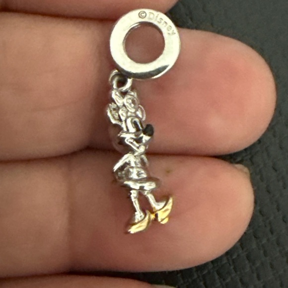 Disney Silver and Gold Minnie Mouse Charm - Picture 3 of 6